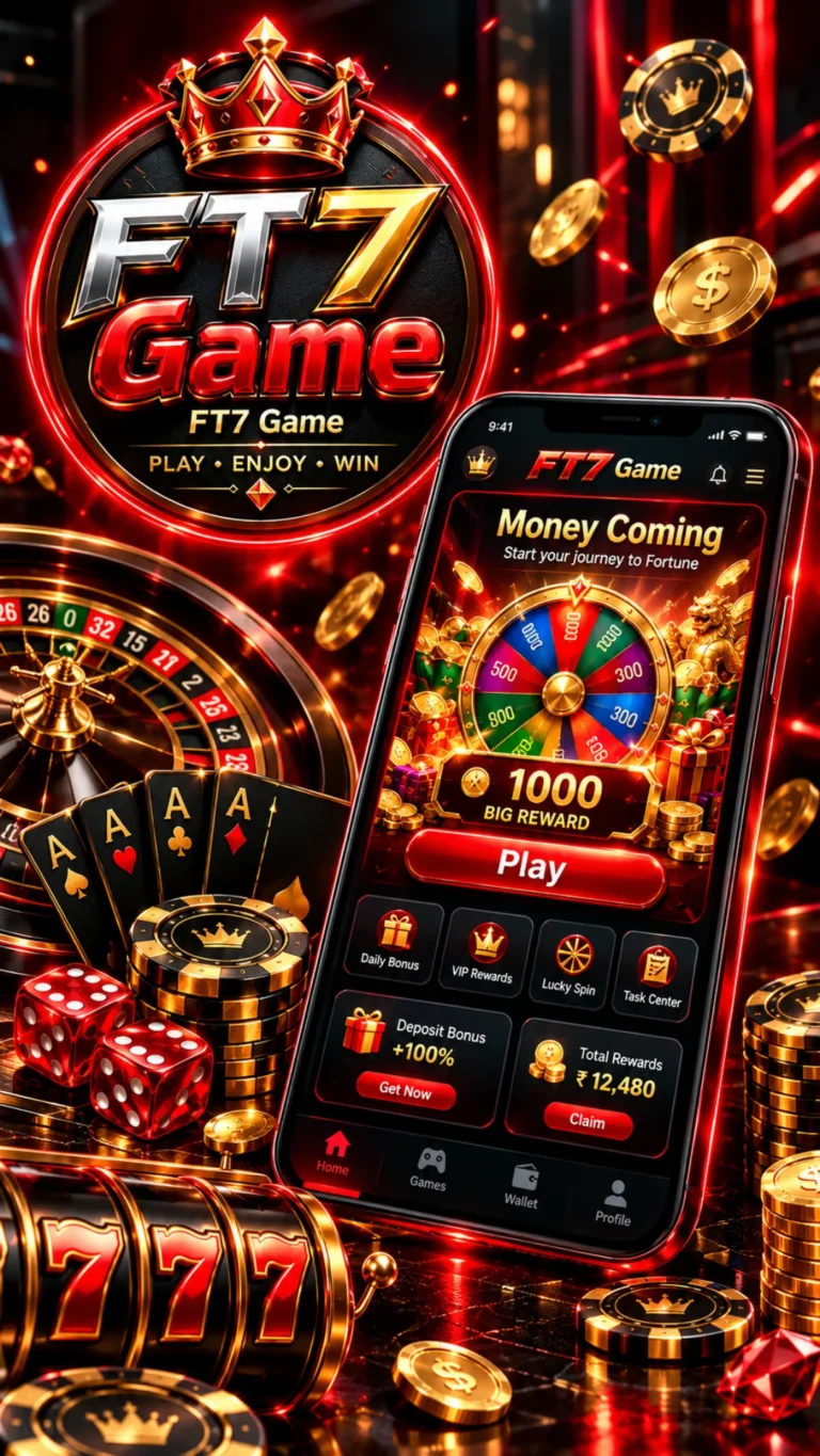 FT7 Game APK download button on Android smartphone